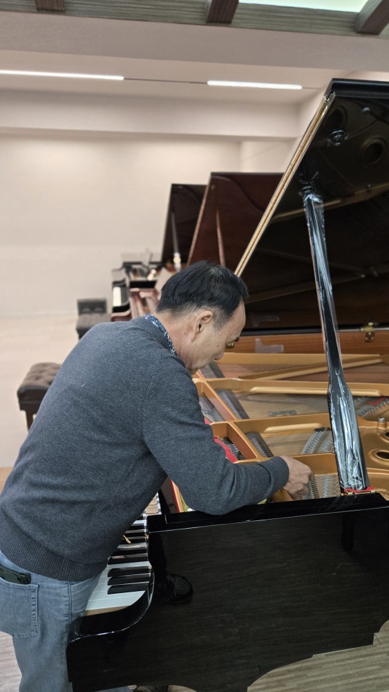 그랜드피아노 조율 및 관리 현장